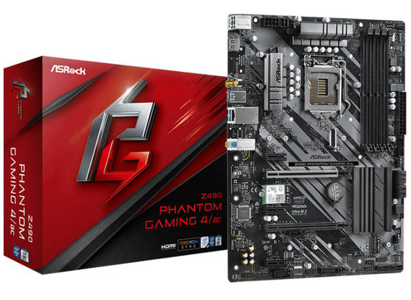 ASRock Z490 PHANTOM GAMING 4 AC Intel 10th LGA1200 Motherboard